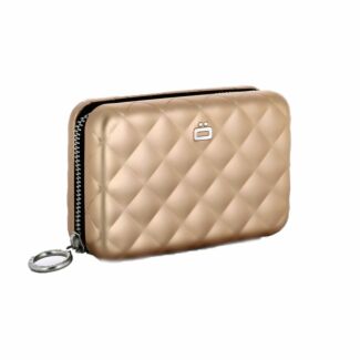 Ögon Quilted Zipper Rose Gold