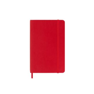 Moleskine Notebook Pocket Plain Soft Cover Scarlet Red