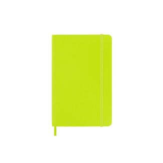 Moleskine Notebook Pocket Ruled Soft Cover Lemon Green